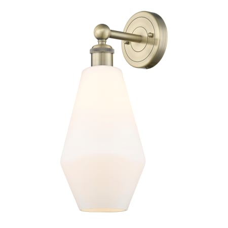 Innovations Lighting Cindyrella 17" Tall Wall Sconce Antique Brass / Cased Matte White