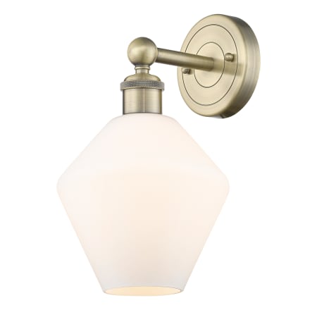 Innovations Lighting Cindyrella 14" Tall Wall Sconce Antique Brass / Cased Matte White