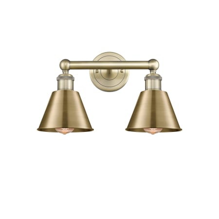 Innovations Lighting Smithfield 2 Light 16" Wide Vanity Light Antique Brass