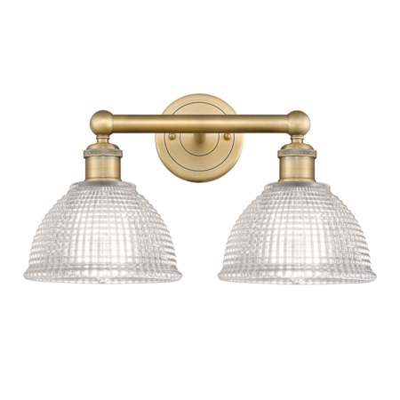 Innovations Lighting Arietta 2 Light 17" Wide Vanity Light Brushed Brass / Clear