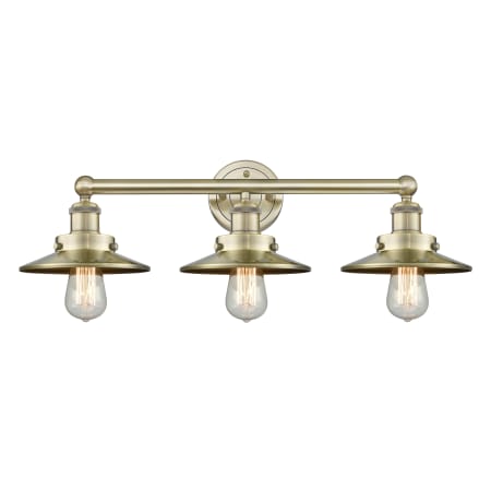 Innovations Lighting Edison 3 Light 26" Wide Vanity Light Antique Brass