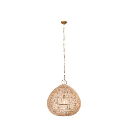 Innovations Lighting Vine 24" Wide Suspension Pendant Gold / Natural