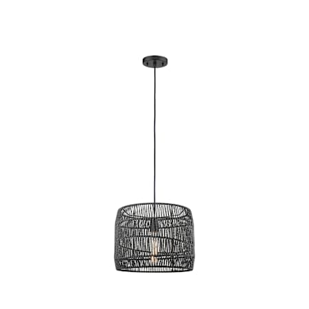 Innovations Lighting Elwood 14" Wide Suspension Pendant Matte Black