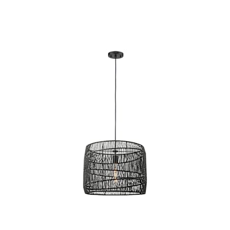 Innovations Lighting Elwood 18" Wide Suspension Pendant Matte Black