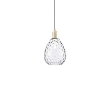 Innovations Lighting Waverly 8" Wide Mini Pendant Antique Brass / Clear