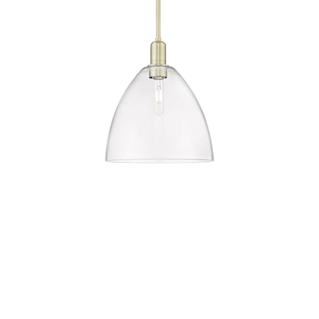 Innovations Lighting Bristol 12" Wide Pendant Antique Brass / Clear