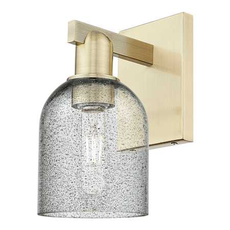 Innovations Lighting Caledonia 11" Tall Wall Sconce Antique Brass / Charcoal