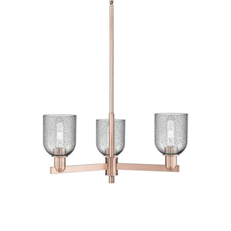 Innovations Lighting Caledonia 3 Light 27" Wide Chandelier Antique Copper / Charcoal