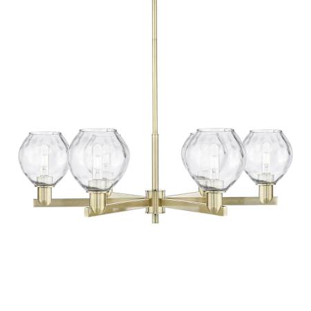 Innovations Lighting Waverly 6 Light 36" Wide Chandelier Antique Brass / Clear