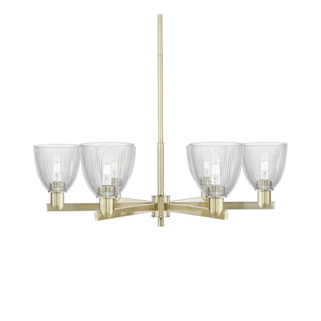 Innovations Lighting Castile 6 Light 36" Wide Chandelier Antique Brass / Clear