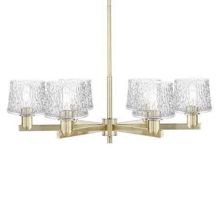 Innovations Lighting Niagara 6 Light 37" Wide Chandelier Antique Brass / Clear