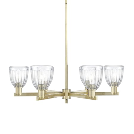 Innovations Lighting Brookfield 6 Light 36" Wide Chandelier Antique Brass / Clear