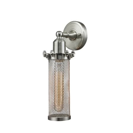 Innovations Lighting Quincy Hall Single Light 13" Tall Bathroom Sconce Brushed Satin Nickel