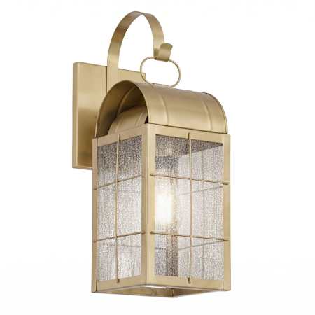 Innovations Lighting Durham 15" Tall Outdoor Wall Sconce with H Wire Pattern and Seedy Glass Antique Brass