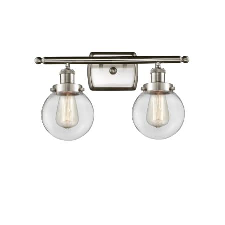 Brushed Satin Nickel / Clear