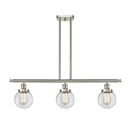 Brushed Satin Nickel / Clear