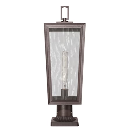 Innovations Lighting Madison 23" Tall Post Light with Water Glass Bronze