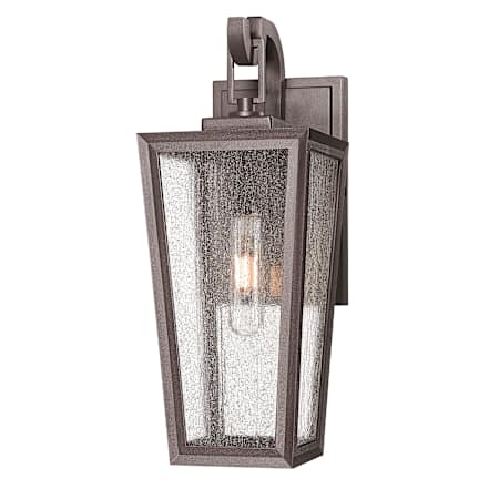 Innovations Lighting Madison 15" Tall Outdoor Wall Sconce with Seedy Glass Panels Bronze