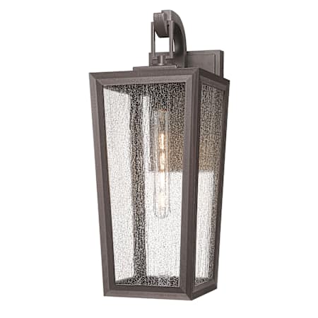 Innovations Lighting Madison 21" Tall Outdoor Wall Sconce with Seedy Glass Panels Bronze