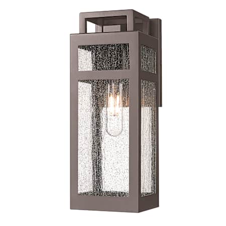 Innovations Lighting Ridgeway 13" Tall Outdoor Wall Sconce with Seedy Glass Panels Bronze