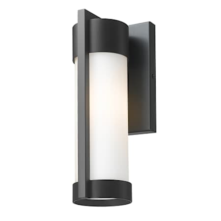 Innovations Lighting Stratford 11" Tall Outdoor Wall Sconce with Frosted Glass Panels Matte Black