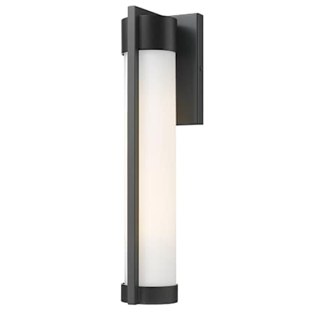 Innovations Lighting Stratford 17" Tall Outdoor Wall Sconce with Frosted Glass Panels Matte Black