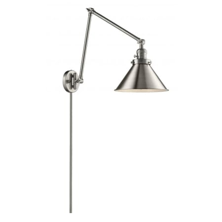 Innovations Lighting Briarcliff 30" Tall Convertible Bathroom Sconce Brushed Satin Nickel