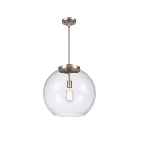 Innovations Lighting Athens 1 Light Pendant Brushed Satin Nickel