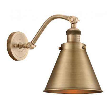Innovations Lighting Appalachian Single Light 12" Tall Bathroom Sconce Brushed Brass