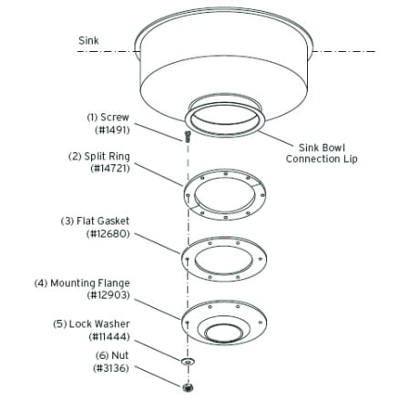 InSinkErator Mounting Adapter N/A
