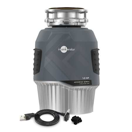 InSinkErator Advanced Series 1 HP Continuous Garbage Disposal - Cord Included Gray