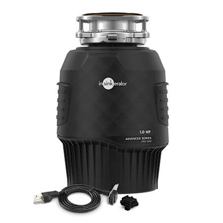 InSinkErator Advanced Series 1 HP Continuous Garbage Disposal - Cord Included Black