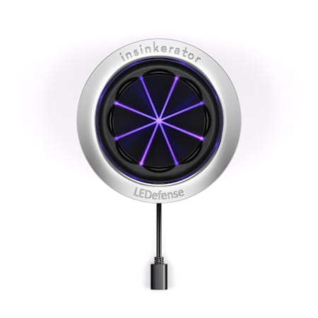 InSinkErator Performance Accessories LED Sink Flange for InSinkErator Disposals Stainless Steel