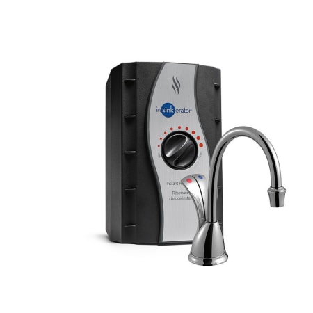 InSinkErator Instant Hot Water Dispenser, Double Handle Hot and Cold with 3-Year In-Home Warranty - Tank Included Satin Nickel