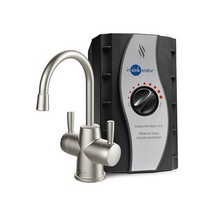 InSinkErator Hot and Cold Water Dispenser and Tank Satin Nickel