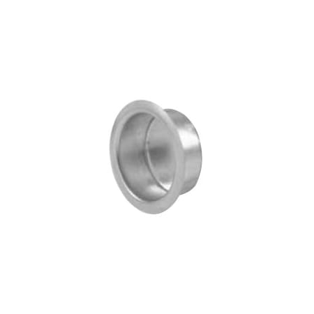 Ives 1" Diameter Brass Flush Door Pulls with 3/8" Depth - Pack of 4 Satin Nickel
