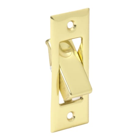 Ives Brass Pocket Sliding Door Bolt 3 1/16" x 15/32 Polished Brass