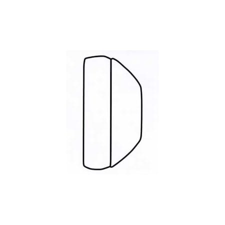 Ives 11 Gauge Stainless Steel Vandal Resistant Trim 5 1/4" W x 11" H for use with Vertical Exit Devices Satin Stainless Steel