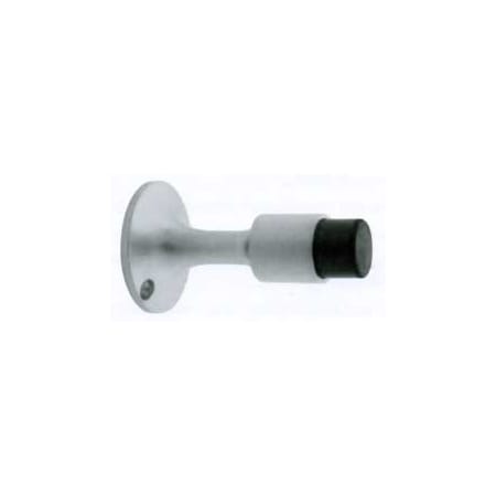 Ives Brass Wall Door Stop with 3-11/16" Projection Aluminum