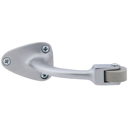 Ives Commercial Series 1-5/8" Wall Mounted Roller Bumper Door Stop Satin Chrome