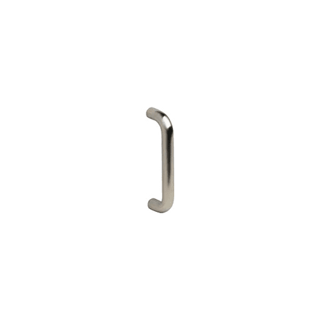 Ives 10" Center to Center 1" Round Straight Brass Door Pull Stainless Steel