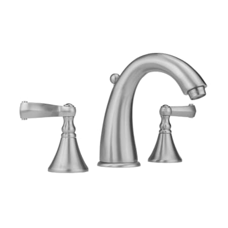 Jaclo Cranford 0.5 GPM Widespread Bathroom Faucet with Ribbon Lever Handles Polished Brass