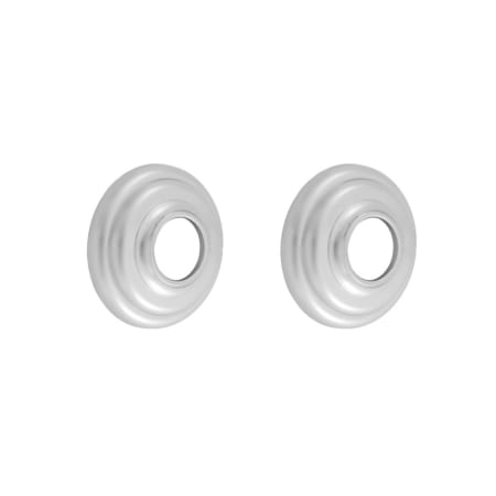 Jaclo Brass Traditional Shower Curtain Rod Flanges Polished Chrome