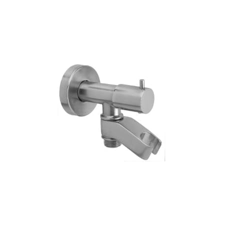 Jaclo Water Supply Elbow with Built in Shut Off & Handshower Holder Polished Chrome