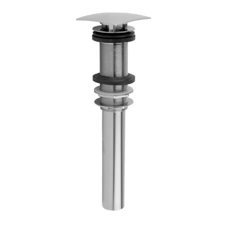 Jaclo Stationary Square Lavatory Drain - Less Overflow Polished Chrome