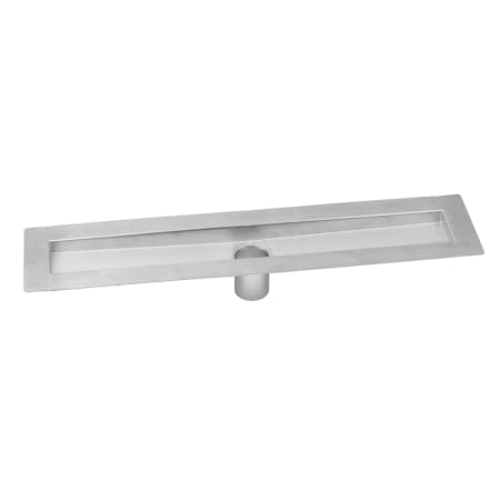 Jaclo 36" zeroEDGE Bottom Outlet Channel Drain Body Brushed Stainless