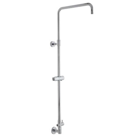 Jaclo Subway Line 90° Exposed Pipe with Handheld Slider & Diverter Polished Chrome