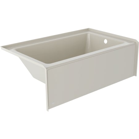 Jacuzzi Signature 60" Three Wall Alcove Acrylic Soaking Tub with Right Drain, and Overflow - Includes Removable Skirt Oyster