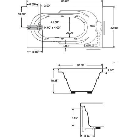 Bathtub Dimensions