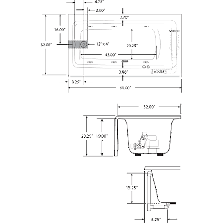 Bathtub Dimensions